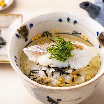 天然真鯛と松山どりの「出汁茶漬け」開発ポイント